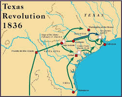 Texas Revolution Map Texas Revolution Texas History Republic Of Texas