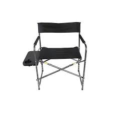Ozark Trail Director S Chair With Side Table Black Walmart Com Heavy Duty Chairs Outdoor Folding Chairs Ozark Trail
