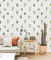 ✓ free for commercial use ✓ high quality images. Cute Cactis Pots Removable Wallpaper Design For Cacti Lovers Classic Wall Decor With Innovati Kids Room Wallpaper Living Room Decor On A Budget Kid Room Decor