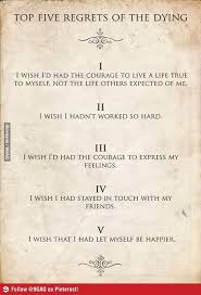 Top 5 Regrets Of The Dying