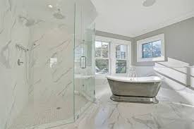 Luxury Marble Master Bathroom Luxury Marble Bathroom Layout Glass Shower Doors Frameless