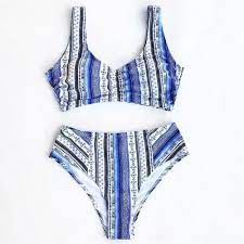 Morena High Waisted Bikini Set Print High Waist Bikini Set High Waisted Bikini Bikinis