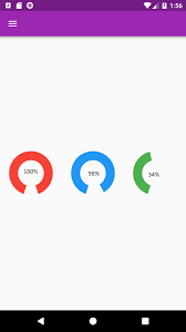 flutter google chart gauge place label within center