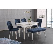 Her çeşit masa ve sandalye takımı, bar masası, cafe masası, bistro masası modelleri. Ortadan Acilir Ahsap Salon Yemek Masasi Bench Puf 6 Adet Sandalye Evistro Com Turkiye Nin En Hizli Ev Dekorasyon Alisveris Sitesi
