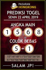 19 63 64 67 65. Prediksi Hongkong Senin 22 04 2019 Indonesia Selasa Belajar Menghitung