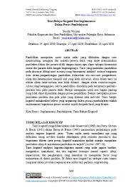 Teori perkembangan kognitif piaget dan teori perkembangan sosiokultural vygotsky merupakan teori belajar yang banyak dirujuk oleh para guru matematika di indonesia. Top Pdf Teori Belajar Kognitif Dan Implementasi Dalam Proses Pembelajaran 123dok Com