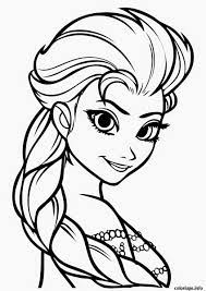 coloriage elsa la belle princesse dessin a imprimer coloring pages frozen abc gothique