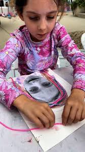 Portraits + a Free Scooter 🛴 Wash! , #carwash #artcamp #summercamp  #processart #kidsartclass #arteducation #artsyfartsystudio #kidsartclass  #portraits #messyart #messyplay #letsmakeamess