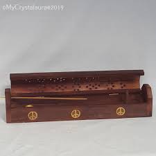 For these guys here you need to make sure that you're keeping them on. Incense Box Burner Wooden Box Incense Holder My Crystalaura