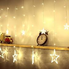 Sternen Vorhang Mal Nicht Am Fenster Lichterkette Weihnachten Dekoration Weisse Weihnachtsdeko