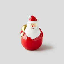 Pere Noel Rouge Avec Hotte Doree Bordeaux Monoprix Maison Monoprix Fr Pots En Beton Monoprix Maison Decoration Bougies