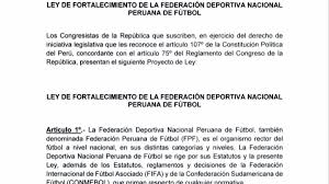 Decreto ley — un decreto ley es una norma con rango de ley, emanada del poder ejecutivo, sin que necesariamente medie intervención o autorización previa de un congreso o parlamento. Peru Modifica El Decreto Ley Para No Quedarse Sin Mundial As Peru
