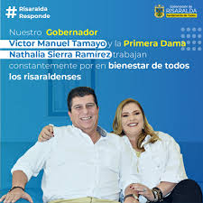 Gobernación de Risaralda - El Gobernador Victor Manuel Tamayo, la Primera  Dama Nathalia Sierra Ramírez y todo el equipo de la Gobernación de Risaralda,  trabajan constantemente para apoyar y ayudar a las