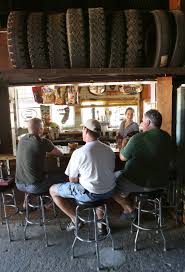 Garage bar idea for the hubby's man cave. Ernie S Tin Bar Wants You To Put Down Your Cellphone
