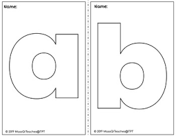 Each printout has a letter of the alphabet in a giant, block format with bold lines for easy cutting, decorating, or coloring. Printable Alphabet Block Letters Small Case From A To Z By Massqiteaches