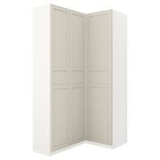 Pax Armoire D Angle Blanc Flisberget Beige Clair 160 88x236 Cm Ikea Corner Wardrobe Pax Corner Wardrobe Ikea Pax Corner Wardrobe