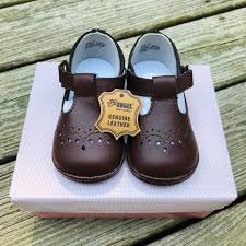 L Amour Angel Baby Brown Dress Shoes Nwt