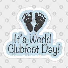 Make social videos in an instant: World Clubfoot Day 1 Clubfoot Sticker Teepublic