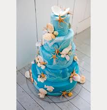 Host a summer party and use these creative beach themed party ideas to make a big splash. 50 Beach Wedding Cakes For Your Vows By The Sea