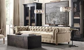 Restoration hardware furniture is classic in design, vintage in feel, while still remaining fresh and luxurious. Do You Want The Best Of Both Words These 20 Amazing Living Rooms Inspired By Restorati Classy Living Room Living Room Designs Restoration Hardware Living Room