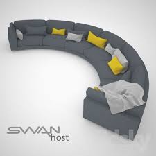 Radius Sofa Swan Host Hosting Furnitue Travel Pillow