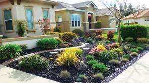 Front yard landscaping ideas no grass contain this idea. Four Lawn Mowing Tips For Keeping A Lush Lawn Without Wasting Water Small Front Yard Landscaping Front Yard Garden Yard Landscaping