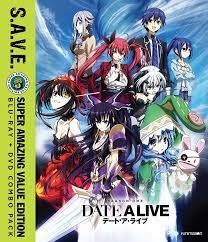 Backabout Date A Live Season 1 Blu Ray Dvd Save Edition Alien Vixens Make A Splash In The Interplanetary Dating Pool In Date Anime Date Date A Live Date A Life