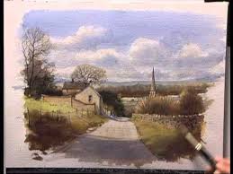 Dvd Creating Depth Distance In Your Painting With Geoff Kersey Paysage Tutoriels Aquarelles Tuto Aquarelle