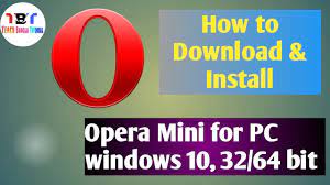 Pages are automatically adapted to the size of the display, and it is possible to quickly switch between horizontal and vertical display of. Opera Mini Download Install For Pc Windows 10 32 64 Bit Youtube