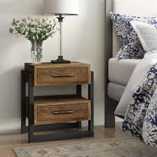 Shop over 970 top two drawer night stand and earn cash back all in one place. Union Rustic Burkhead 2 Drawer Nightstand In Brown Reviews Wayfair