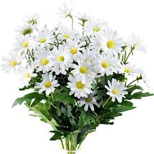 Maybe you would like to learn more about one of these? Daisy Silk Flowers Outdoor Artificial Flowers Arrangement Wedding Bouquet 2 Flower Bundles Simply White Walmart Com Walmart Com