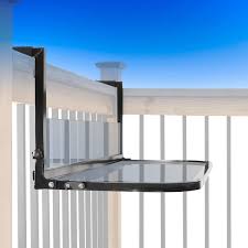 Folding Railing Table Deck Railings Deck Table Balcony Decor