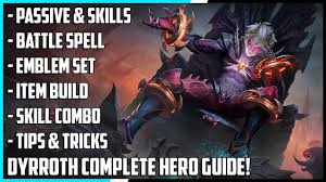 Valir is a regular hero that has valir is very versatile and fits mage or support emblem. Mobile Legends Dyrroth Complete Guide Best Build 2020 53 Mobile Legends Best Build Legend
