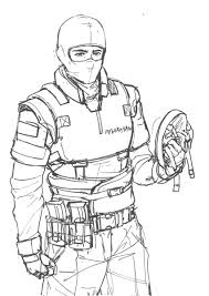 See more ideas about adult coloring, adult coloring pages, coloring books. Rainbow Six Siege Coloring Page Novocom Top