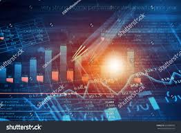 Background Image Financial Charts Graphs On Stock