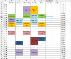 Ce planning vous permet d'utiliser vos soins et de vous entretenir régulièrement et resté en forme. Planning Horaire Semaine Excel Gratuit Get Images Dokterandalan