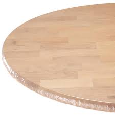 clear elasticized table cover 40 44 dia round walmart com in 2021 fitted table cover table covers vinyl table covers