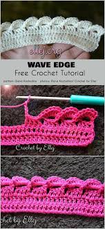 Wave Edge Free Crochet Tutorial Wave Edge Free Crochet Pattern Freecrochetpa Tig Desenleri Tig Isleri Orgu Desenleri