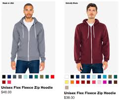 American Apparel Now Charges Extra If You Want Your Apparel Made In America They Were Bought By Gildan American Apparel Athletic Jacket Apparel