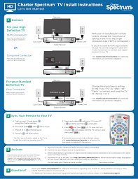 If this does not work somehow, then you can set it up. Charter Spectrum Tv Install Instructions Manualzz