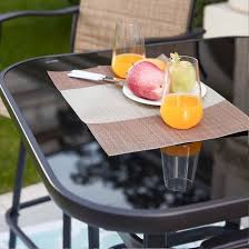 Square Outdoor Bar Height Table