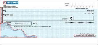 While opening an hdfc bank account, they will provide. Standard Bank Cheque Template