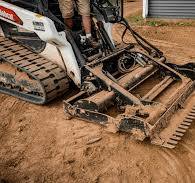 Skid Steer Hydraulic Power Leveling Bar Attachment