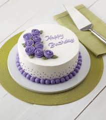 Vivid Violet Roses Cake Joann Jo Ann Easy Cake Decorating Creative Cake Decorating Cake
