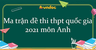 Cấu trúc đề thi môn văn năm 2021 với thời gian làm bài là 120 phút như sau theo đề thi thử thpt quốc gia năm 2021 môn giáo dục công dân thì nội dung thi chủ yếu sẽ nằm trong phần kiến thức lớp 11 và lớp 12 theo tỉ lệ là 90% kiến thức lớp 12 (36 câu) và 10% kiến thức. Ma Tráº­n Ä'á» Thi Thpt Quá»'c Gia 2021 Mon Anh Ma Tráº­n Ä'á» Minh Há»a Tiáº¿ng Anh 2021 Chi Tiáº¿t Nháº¥t Vndoc Com
