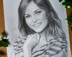 Retrato a lápiz Retrato a partir de una foto Dibujo de retrato Dibujo a  lápiz retrato retrato infantil retrato personalizado pintura al óleo  retrato ...