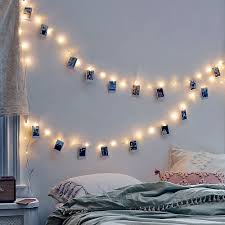 Bedside lamps are always a smart addition to a bedroom, but there's something so magical about string lights. 2m 5m 10m Led Garland Photo Clip String Lights Powered By Battery Usb Fairy Light Wedding Party Holiday Lighting Home Decoration Led String Aliexpress