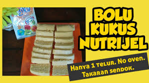 Kudu yg fresh dan gede ukurannya. Bolu Kukus Nutrijel Hanya 1 Telur Takaran Sendok Ala Elina Youtube