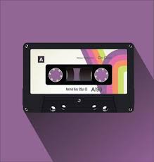 Welded shell tapes must be cracked open. Retretro Vintage Cassette Tape Flat Concept Vector Illustration Retro Painting Cassette Tapes Retro