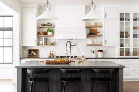 Here are five simple studio mcgee kitchen styling tips from. Black White Transitional Kitchen Studio Mcgee